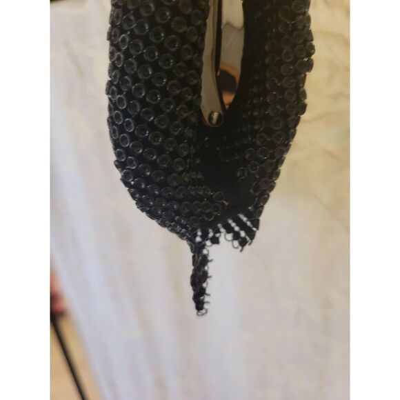Rent the runway Whiting and Davis black mesh glam clutch with diamond accent - Picture 5 of 6
